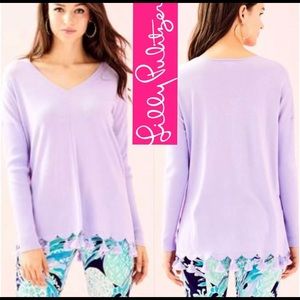 NWT Lilly Pulitzer Martine Coolmax tassel sweater